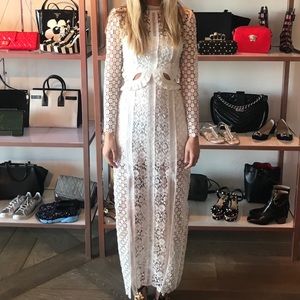 NWT Self Portrait “Payne Cutout Maxi Dress” SZ 2
